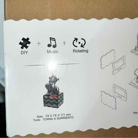 Robotime 3D Wooden Puzzle Music Box Under The Sea - Picture 6 of 10